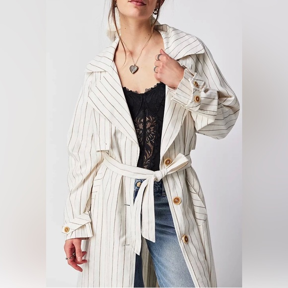 Free People Melia Mac Coat Size L. $228. B12 - Picture 5 of 6